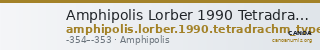 Amphipolis Lorber 1990 Tetradrachm TypeQ — CANOA