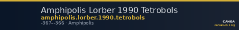 Amphipolis Lorber 1990 Tetrobols — CANOA
