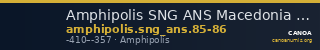 Amphipolis SNG ANS Macedonia 85-86 — CANOA