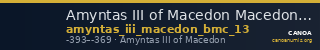 Amyntas III of Macedon Macedon BMC Amyntas III 13 — CANOA