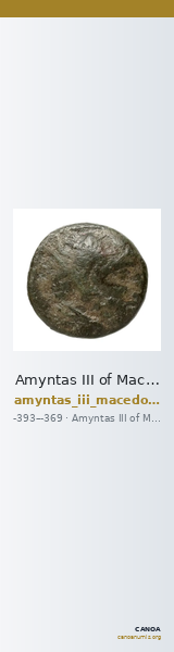 Amyntas III of Macedon Macedon BMC Amyntas III 9-12 — CANOA