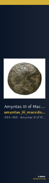 Amyntas III of Macedon Macedon BMC Amyntas III 9-12 — CANOA