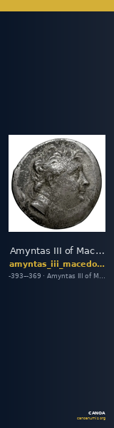 Amyntas III of Macedon Macedon SNG ANS 100-109 — CANOA