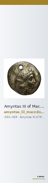 Amyntas III of Macedon Macedon SNG ANS 87-93 — CANOA
