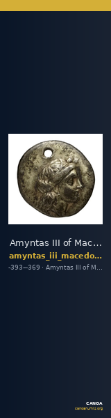 Amyntas III of Macedon Macedon SNG ANS 87-93 — CANOA