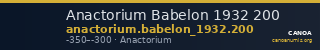 Anactorium Babelon 1932 200 — CANOA