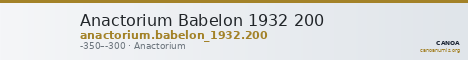 Anactorium Babelon 1932 200 — CANOA