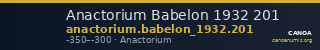 Anactorium Babelon 1932 201 — CANOA