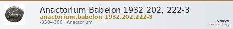 Anactorium Babelon 1932 202, 222-3 — CANOA