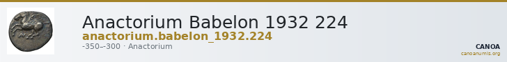Anactorium Babelon 1932 224 — CANOA