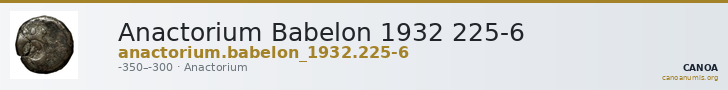 Anactorium Babelon 1932 225-6 — CANOA