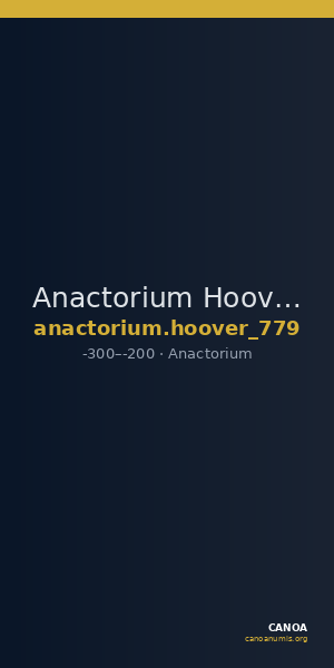 Anactorium Hoover 2014 779 — CANOA