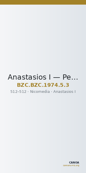 Anastasios I — Pentanummium (Nikomedeia, 512) — CANOA
