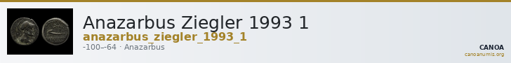 Anazarbus Ziegler 1993 1 — CANOA