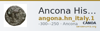 Ancona Historia Numorum Italy 1 — CANOA