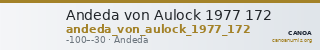 Andeda von Aulock 1977 172 — CANOA
