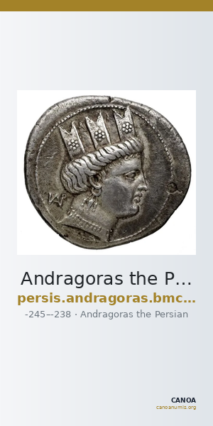 Andragoras the Persian Persis BMC Andragoras 3-4 — CANOA