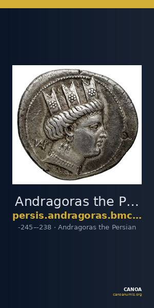 Andragoras the Persian Persis BMC Andragoras 3-4 — CANOA