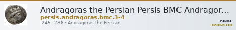 Andragoras the Persian Persis BMC Andragoras 3-4 — CANOA