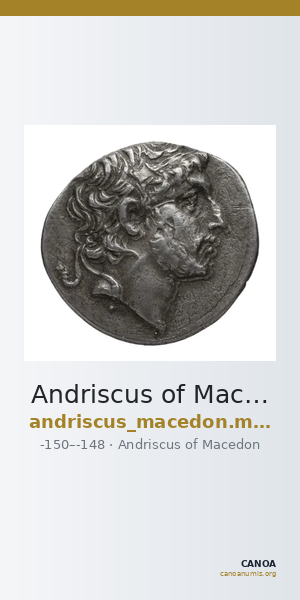 Andriscus of Macedon Macedon Meadows and Kan 2004 119 — CANOA