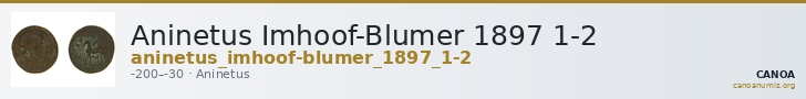 Aninetus Imhoof-Blumer 1897 1-2 — CANOA