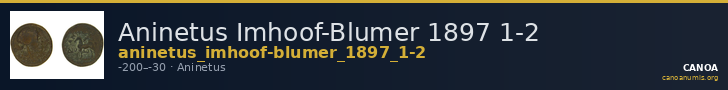 Aninetus Imhoof-Blumer 1897 1-2 — CANOA