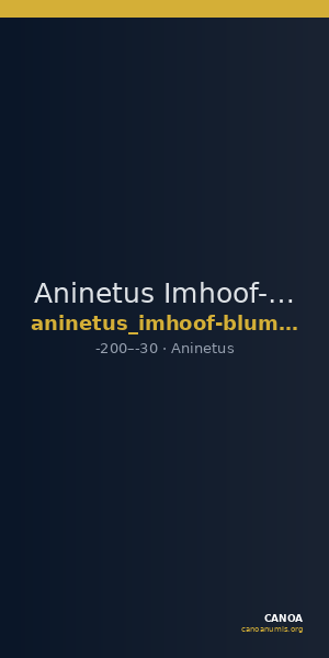 Aninetus Imhoof-Blumer 1897 3 — CANOA