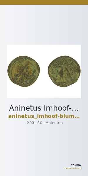 Aninetus Imhoof-Blumer 1897 4 — CANOA