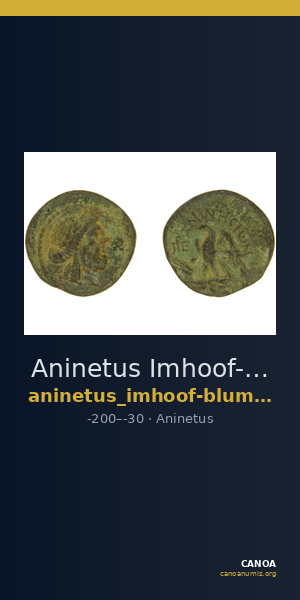 Aninetus Imhoof-Blumer 1897 4 — CANOA