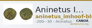 Aninetus Imhoof-Blumer 1897 4 — CANOA