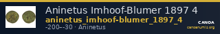 Aninetus Imhoof-Blumer 1897 4 — CANOA