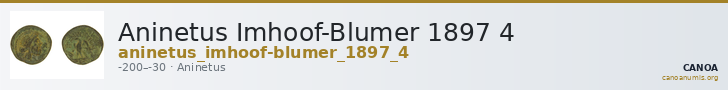 Aninetus Imhoof-Blumer 1897 4 — CANOA