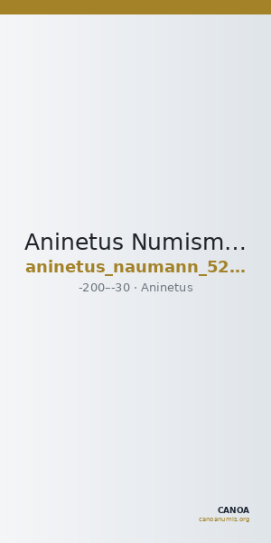 Aninetus Numismatik Naumann 52 (2017) 925 — CANOA