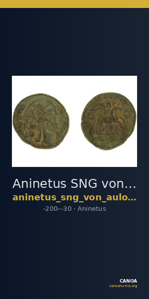 Aninetus SNG von Aulock 2893-4 — CANOA