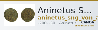 Aninetus SNG von Aulock 2893-4 — CANOA