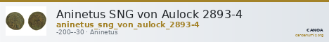 Aninetus SNG von Aulock 2893-4 — CANOA