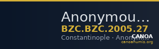 Anonymous Ruler — Half siliqua (Constantinople) — CANOA