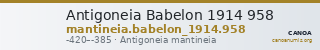 Antigoneia Babelon 1914 958 — CANOA