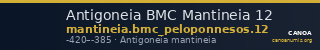 Antigoneia BMC Mantineia 12 — CANOA