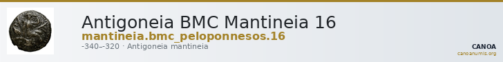 Antigoneia BMC Mantineia 16 — CANOA