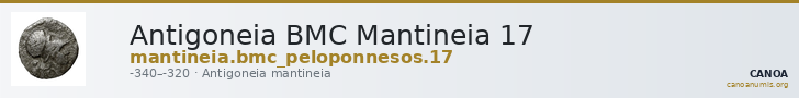 Antigoneia BMC Mantineia 17 — CANOA