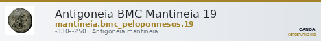 Antigoneia BMC Mantineia 19 — CANOA