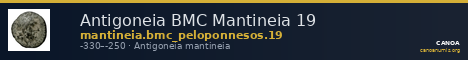 Antigoneia BMC Mantineia 19 — CANOA