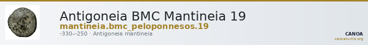 Antigoneia BMC Mantineia 19 — CANOA