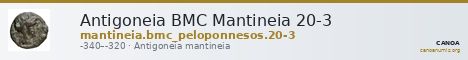 Antigoneia BMC Mantineia 20-3 — CANOA