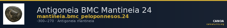 Antigoneia BMC Mantineia 24 — CANOA