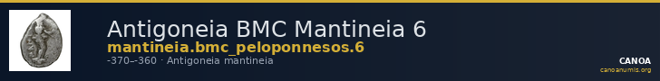 Antigoneia BMC Mantineia 6 — CANOA