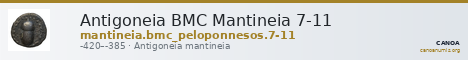 Antigoneia BMC Mantineia 7-11 — CANOA