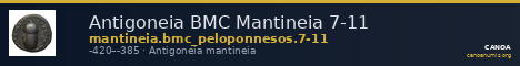 Antigoneia BMC Mantineia 7-11 — CANOA
