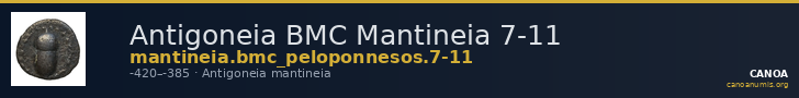 Antigoneia BMC Mantineia 7-11 — CANOA